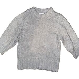 POPSUGAR Light Gray Crewneck Sweater